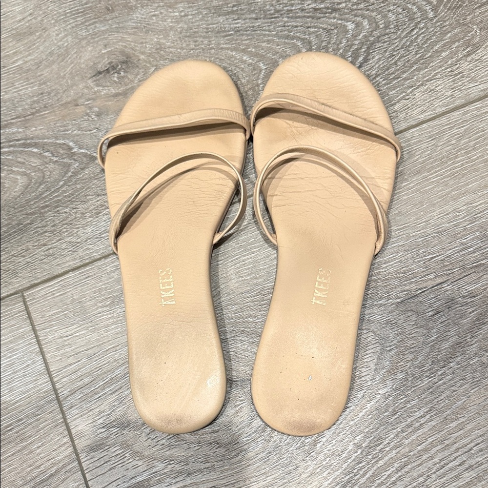 TKEES Women's Beige Sandals